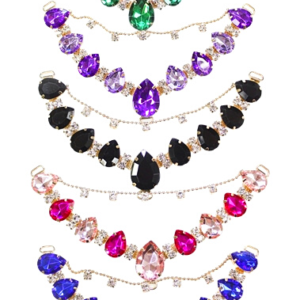 Cabedal Correntinha Strass